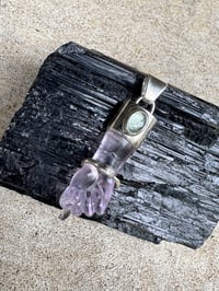 Image 14 of Amethyst mano figa with ouroboros bangle