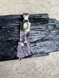 Image 15 of Amethyst mano figa with ouroboros bangle