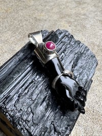 Image 12 of Black mano figa with ouroboros bangle
