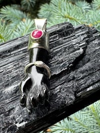 Image 18 of Black mano figa with ouroboros bangle