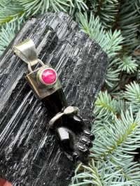 Image 19 of Black mano figa with ouroboros bangle