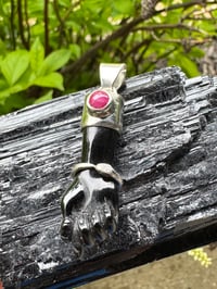 Image 21 of Black mano figa with ouroboros bangle