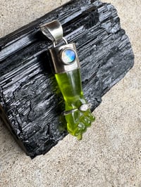 Image 8 of Green mano figa with ouroboros bangle