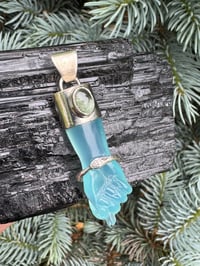 Image 17 of Blue mano figa with ouroboros bangle 