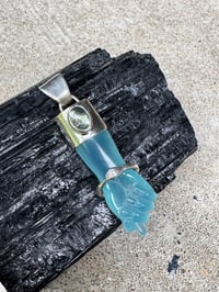Image 8 of Blue mano figa with ouroboros bangle 