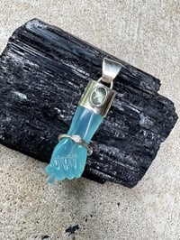 Image 9 of Blue mano figa with ouroboros bangle 