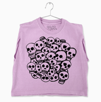 Image 1 of Skulls Heavyweight Muscle Tee