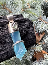 Image 12 of Blue mano figa with ouroboros bangle 