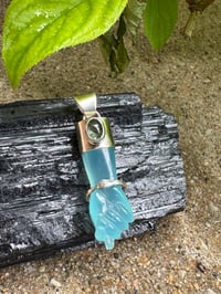 Image 13 of Blue mano figa with ouroboros bangle 