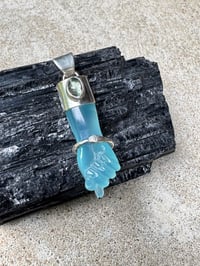 Image 15 of Blue mano figa with ouroboros bangle 