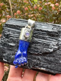 Image 16 of Lapis and labradorite mano figa 