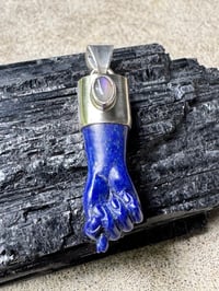 Image 11 of Lapis and labradorite mano figa 