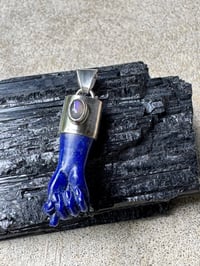 Image 13 of Lapis and labradorite mano figa 