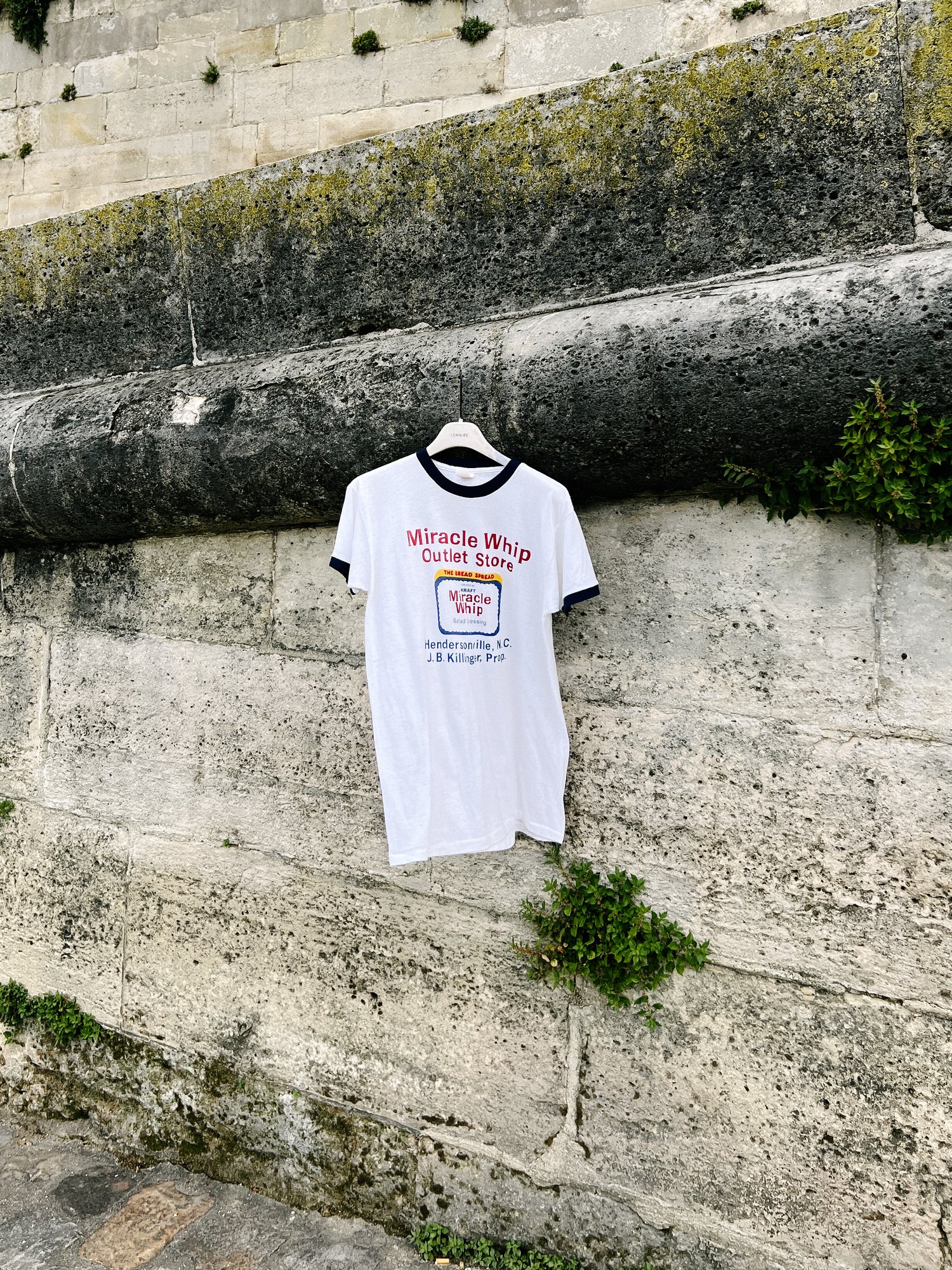 Vintage Promotional Ringer Tee for Miracle Whip - Size M