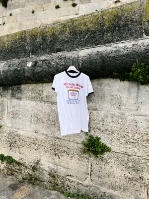 Vintage Promotional Ringer Tee for Miracle Whip - Size M