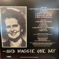 Image 2 of The Exploited '' Let's Start A War... ...Said Maggie One Day '' LP