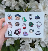 Hollow Buggos Waterproof Vinyl Sticker Sheet