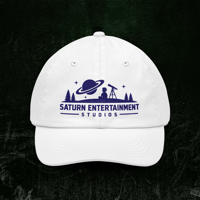 Image 5 of Saturn Entertainment Studios Dad Hat — Vintage Space Telescope Baseball Cap