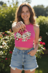 Image 1 of Kitty Keychain 