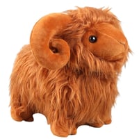 Image 2 of 👑The Armored Kingdom Baby SnuggleHorn Sheep Plushie-Lifelike Detail-Ultra Soft-