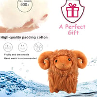 Image 5 of 👑The Armored Kingdom Baby SnuggleHorn Sheep Plushie-Lifelike Detail-Ultra Soft-