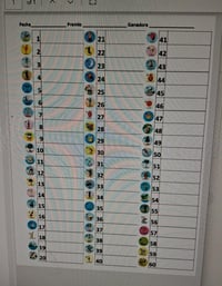 Oja para hacer libreta de 60 figuras de la loteria PDF