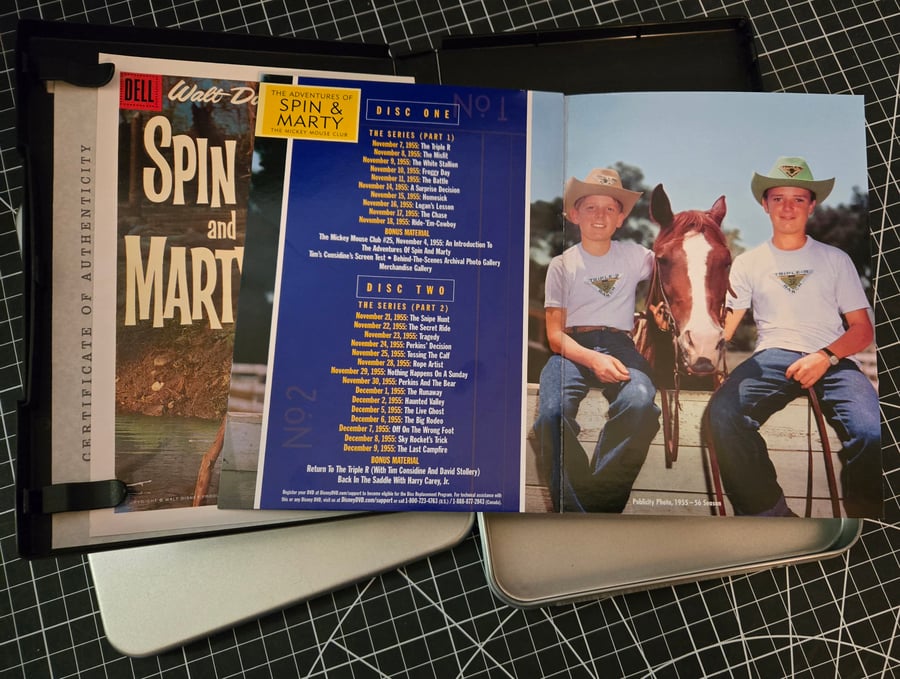 Image of WALT DISNEY TREASURES: SPIN & MARTY 2-DISC SET! MICKEY MOUSE CLUB! LIKE NEW!