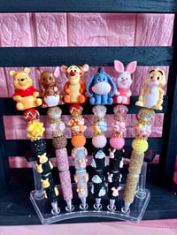 Image 2 of ✨🍯 Pooh and Friends beaded bling pen 