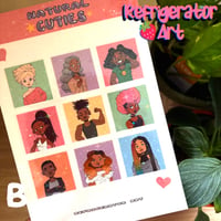 Image 2 of Natural Cuties Sticker Sheet 
