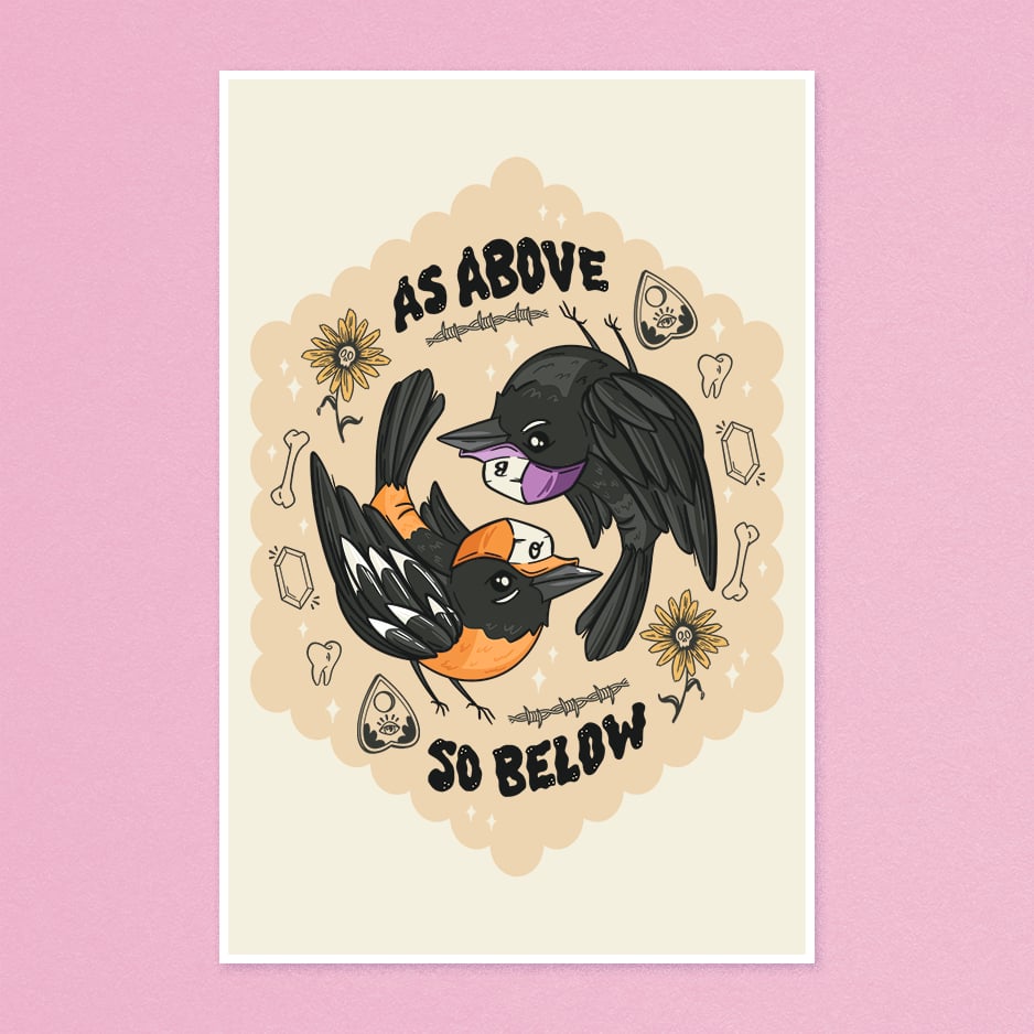 Image of Baltimore Birds – Mini Art Print