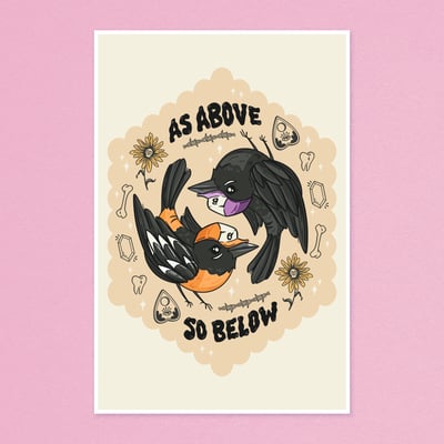 Image of Baltimore Birds – Mini Art Print