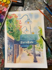 Image 2 of Zip's Original Watercolor Painting