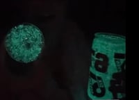 Image 2 of Glow in dark snowglobe & lid with ice