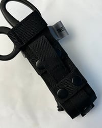 Image 2 of Nylon Tactical Molle/Belt Compatible TQ/Scissors Pouch - Black