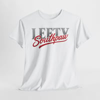Image 2 of Lefty Southpaw T‑Shirt – Left‑Handed Pride Graphic Tee for Southpaws