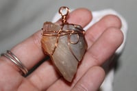 Image 1 of Carnelian Large Crystal Pendant