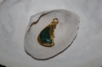 Image 3 of Malachite Crystal Pendant Medium