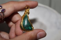 Image 5 of Malachite Crystal Pendant Medium