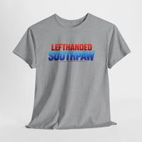 Image 3 of Left‑Handed Southpaw T‑Shirt – Bold Red & Blue Lefty Pride Tee for Southpaws