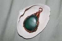 Image 1 of Malachite Crystal Pendant Large
