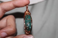 Image 3 of Malachite Crystal Pendant Large