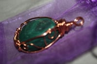 Image 4 of Malachite Crystal Pendant Large