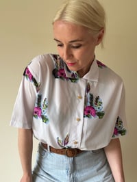 Image 1 of Vintage Tropical Short Sleeve Floral Shirt 