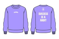 LocalHoops Ways Crewneck Sweatshirt - Lavender/Ivory White