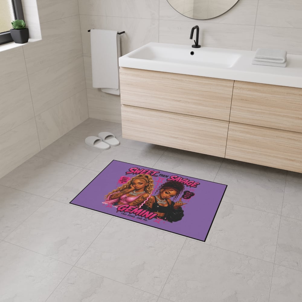 Image of Gemini 'Sweet Then Savage' Floor Mat