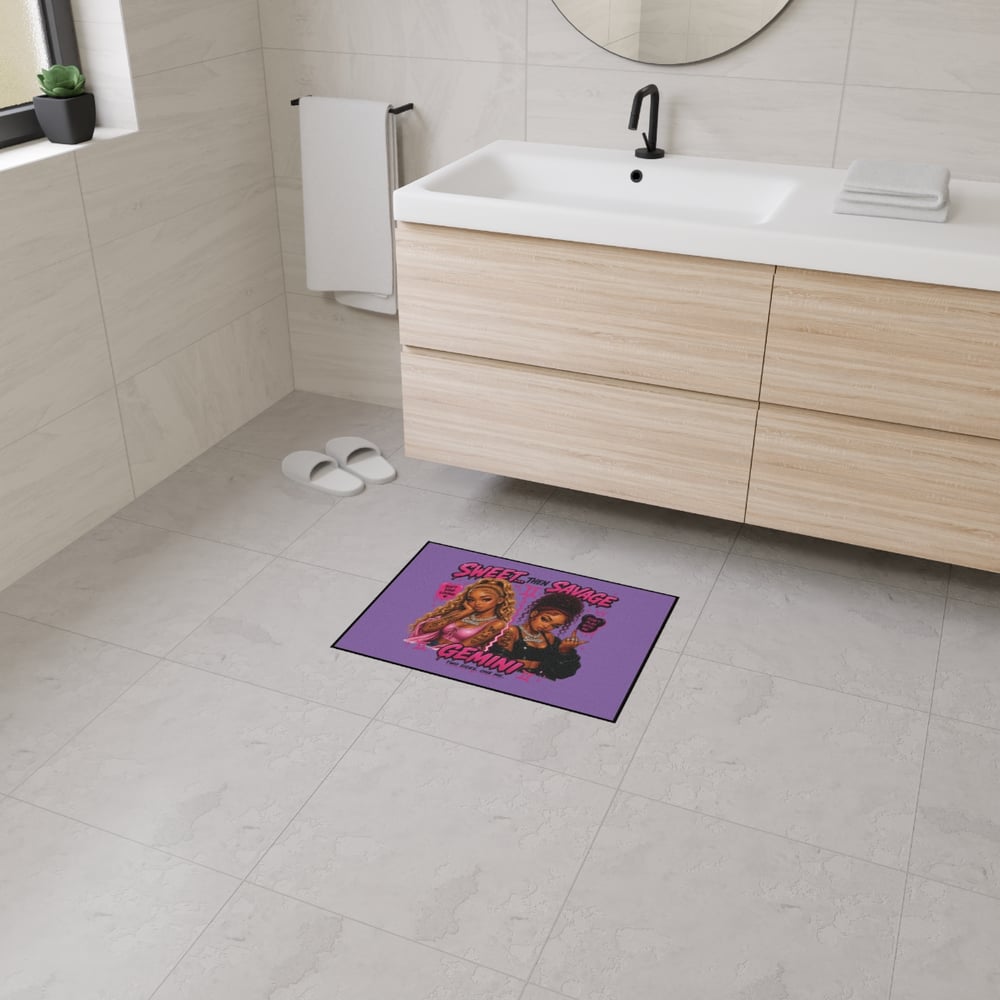 Image of Gemini 'Sweet Then Savage' Floor Mat
