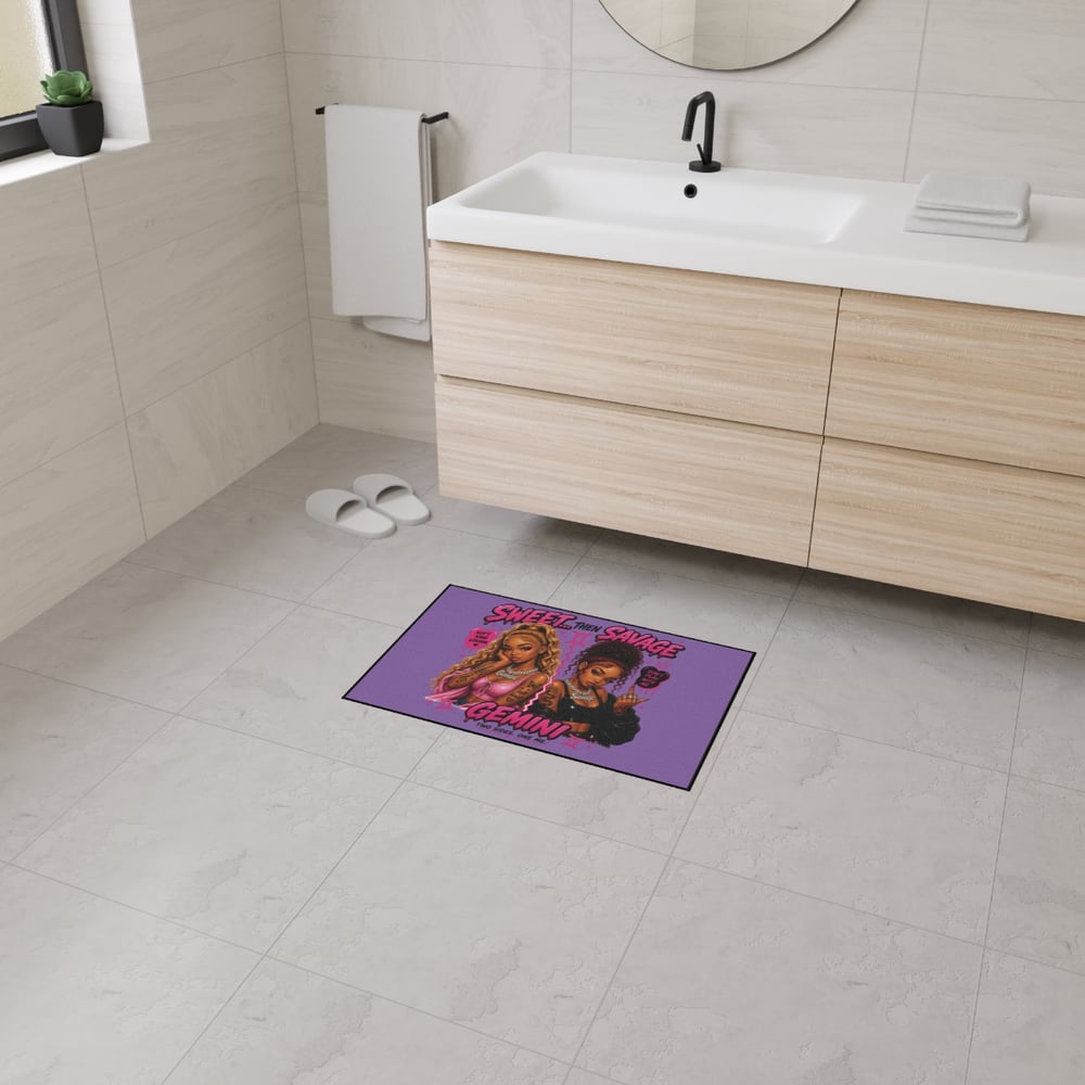 Image of Gemini 'Sweet Then Savage' Floor Mat