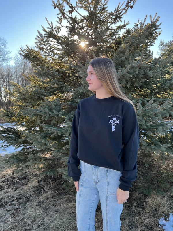 Image of Lion cross crewneck 