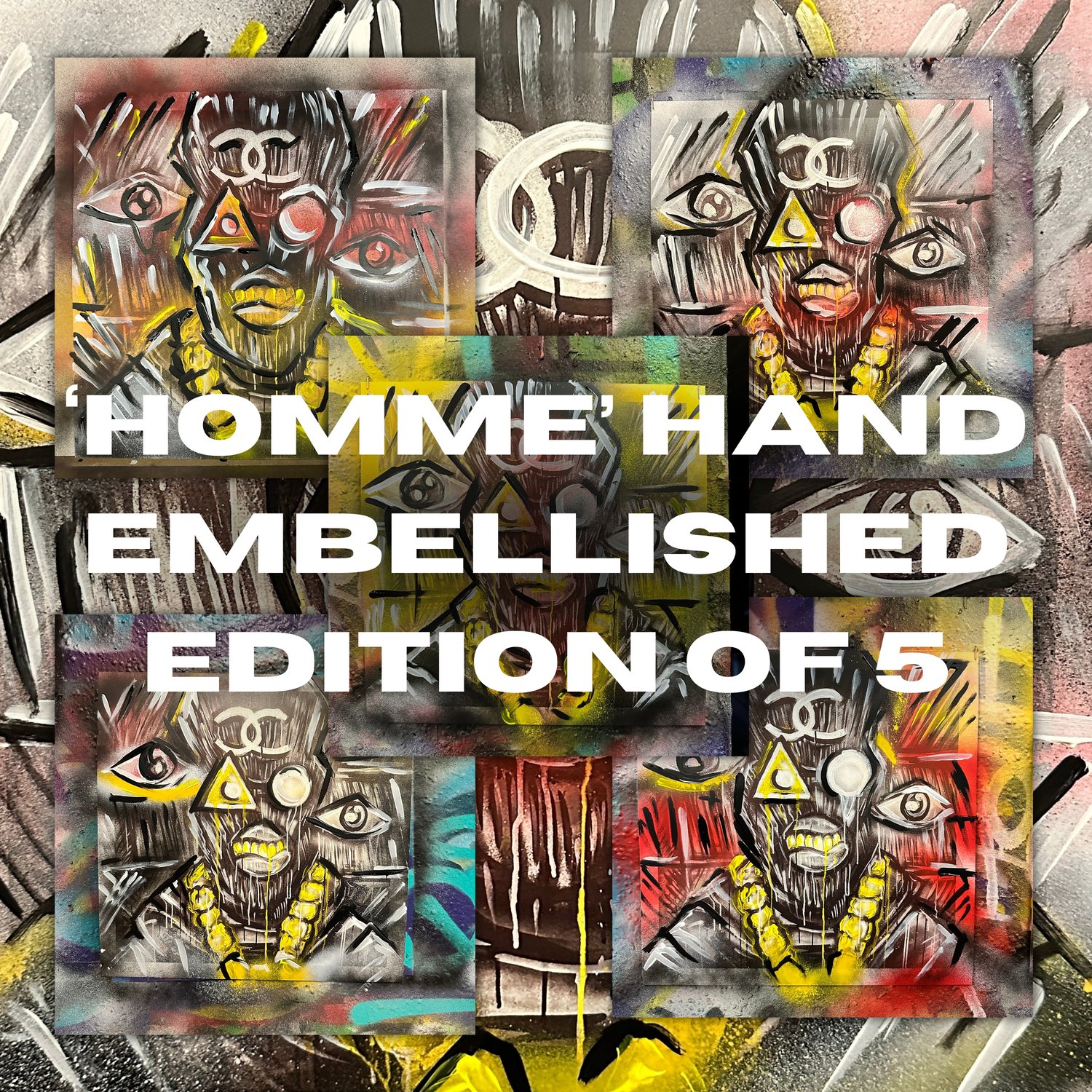 HOMME / HAND ALTERED 1 of 1 / EDITION OF 5