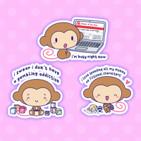 Fandom Monkeys Stickers